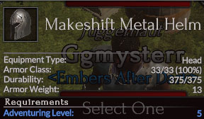 Makeshift Metal Helm