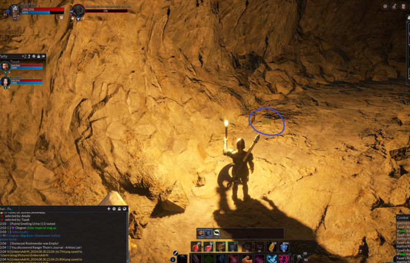 File:Journal in Arkhos Lair.png